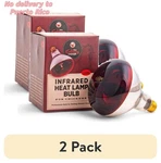 (2 Pack) Fluker's Culinary Coop Infrared Heat Lamp Glass Bulb 250 Watt New. Fixed Price $23.18.