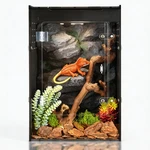 10 Gallon Reptile Tank - 12X12X18 Crested Gecko Enclosure Pvc Habitat Wit. Fixed Price $116.99.