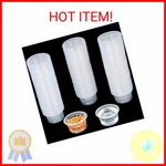 Mrtioo 100PCS 1OZ Crested Gecko Food And Water Feeding Cups, Reptile Feeder Bowl. Fixed Price $15.75.