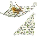 Yulaexie 2 Pcs Lizard Hammock Reptile Bed Bearded Dragon Tank Beige. Fixed Price $24.99.