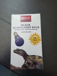 Aqua Culture Black Nightlight Bulbs For Reptiles 75 Watt 3500 Hour Life. Fixed Price $6.99.
