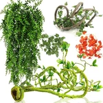 Reptile Vines Plants For Terrarium, Flexible Jungle Climbing Branch With. Fixed Price $46.73.