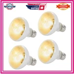 Calpalmy 4-PACK 100W Reptile Heat Lamp Bulbs Uva Daylight R80 E26 Base. Fixed Price $21.36.