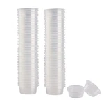 Qihycuf 100 Pcs Small Gecko Food And Water Cups Plastic Reptile Feeding Clear. Fixed Price $10.32.