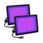 Black Lights 2 Pack 500W IP66 Waterproof Flood With Plug (16FT Ca.... Fixed Price $157.41.