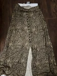 Snake Or Leopard Print Maxi Skirt With Button Detailing All The Way Down - Med.. Fixed Price $12.00.