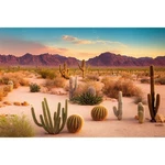 Desert Reptile Habitat Background Arid Landscape Of Hot Sahara Terrari.... Fixed Price $15.89.