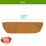 Frillybutts 30" Window Basket Liner Coir Coconut Trough Pre-formed. Fixed Price $71.09.