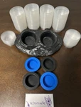 Pangea - Gecko Ultimate Feeding Ledge Magnetic With Silicone Cups (used). Fixed Price $40.00.