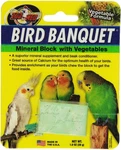 Zoo Med Labs Supplement Bird Banquet Mineral Block Veggie Formula - 3 Pack. Fixed Price $10.58.