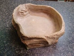 2002 Exo Large 10" Resin Terrarium Food Water Dish Steps Reptiles. Fixed Price $34.99.
