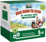 5LB Dried Black Soldier Fly Larvae For Chickens Treats Bulk, Non Gmo Bsf. Fixed Price $43.99.