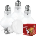 4 Pack 75-WATT Basking Light For Reptiles & Amphibians Heat Lamp Bulbs Gla. Fixed Price $29.67.