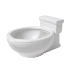 Toilet Shaped Bowl For Snacks, Pet Food Dish, Cereal, Water, Ramen - 7 Inches. Fixed Price $30.46.
