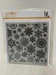 Simon Says Reverse All Snowflakes Background SSS102627 Cling Stamp X. Fixed Price $19.99.