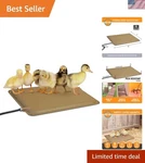 Durable And Safe Chicken Heating Pad - 12X9 With Automatic Temperature Control. Fixed Price $51.00.