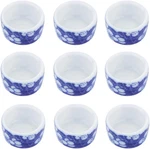 Dqitj 9 Pcs Spider Micro Ceramic Water Bowl, Hermit Crab Mini Dish For Ta. Fixed Price $15.64.