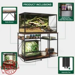 Zzjihai Reptile Tank Stand 48X24 Tabletop 120 Gallon Terrarium. Fixed Price $219.99.