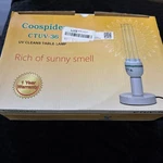 Coospider Lamp W/remote Control 36W Uvc Light Bulb With For Basement/.... Fixed Price $24.99.