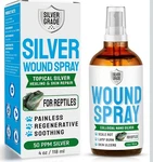 Reptile Wound Care Spray - Silver Infused For Cuts Sores Burns & Shedding 4OZ. Fixed Price $17.95.