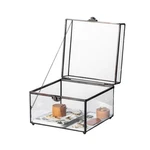 Ncyp 6.9" 5.5" Glass Storage Box - Home Tabletop Vintage Terrarium, .... Fixed Price $52.44.