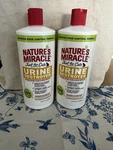 Natures Miracle 32 Oz. Enzymatic Stain And Odor Remover For Floors - Lot Of. Fixed Price $20.00.