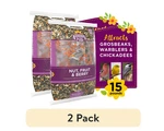 (2 Pack) Audubon Park Nut, Fruit & Berry Wild Bird Food, Dry, 15 Lb. Fixed Price $31.48.