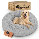 Petloox Donut Dog Bed Xl - Premium Comfort, Anxiety Relief, Fluffy & Calming. Fixed Price $114.70.