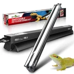 Zoo Switchable Uvb Light For Reptiles, 24W T5 Combo Kit Trop. Fixed Price $97.11.