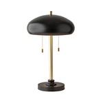 Adesso Table Lamp With Black And Antique 23 X 13.75 , & Brass. Fixed Price $164.99.