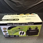 Aiicioo Dual Reptile Light Fixture - Bearded Dragon Double Rept.... Fixed Price $30.00.