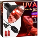 Briignite Reptile Heat Lamp Red, 50W G9 Bulb & Dome Light Fixtur.... Fixed Price $35.52.