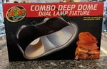 Brand New Zoo Combo Deep Dome Dual Lamp Fixture On Sale Now !!. Fixed Price $60.00.