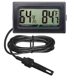 Digital Probe Thermometer Hygrometer For Reptiles 2-IN-1 Terrarium Monitor .... Fixed Price $13.07.
