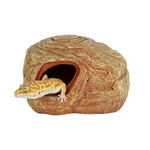 Zoo Gecko Cave, 2 In 1 Snake Reptile Hideout For & Rest Bre.... Fixed Price $37.43.