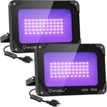 Onforu 2 Pack 50W Led Lights, Flood With Plug, IP66 Wa.... Fixed Price $60.00.