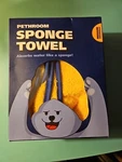 Pethroom Sponge Towel Cat Dog Drying Ultra-absorbent Bath Shower. Fixed Price $31.00.