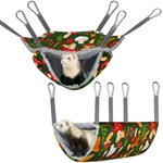 Bienbee 2 Pcs Ferret Rat Hammock Set For Cage Washable Guinea Pig Green. Fixed Price $15.46.