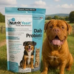 All Natural Daily Probiotics For Dogs And Cats Nutrit Yeast 6.34 Oz (180 G). Fixed Price $33.99.