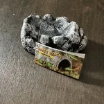 Exo Terra Wet Rock Ceramic Cave Hide Small. Fixed Price $8.00.