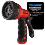 Dramm Revolver Heavy Duty Metal Garden Hose Nozzle 9 Spray Patterns, Hig. Fixed Price $24.96.