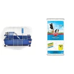 Kaytee Deluxe 2-LEVEL Habitat For Pet Guinea 24.6 Liters, + Bedding. Fixed Price $136.92.
