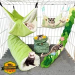 Hamiledyi Ferret Hammock 5 Pack, Sugar Glider Rope Toys, Rat Swing Cage Acces.... Fixed Price $40.99.