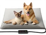 Toozey Large Heated Pet Mat 35X24 In - Waterproof, Chew Resistant, 6 Temp Set.... Fixed Price $62.22.
