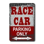 Race Car Parking Only Room Decor For Boys - 8 X 12 Tin Signs Man Cave Gi.... Fixed Price $13.56.