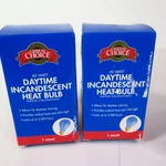 Great Choice Daytime Incandescent Heat Bulb 60 Watt 2 Piece Lot Reptile Tank. Fixed Price $10.00.