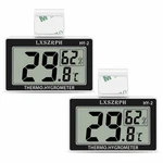 2PACKS Accurate Reptile Thermometer Hygrometer, Self Adhesive Digital Temp. Fixed Price $26.10.
