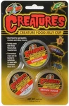 Zoo Med Creatures 3 Food Jelly Cups 0.56OZ Each For Insects Variety 2-PACK. Fixed Price $11.20.
