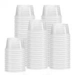 Sungrow Reusable Gecko Food & Water Cups, 100 Pcs, Oz. Recyclable Clear. Fixed Price $10.45.
