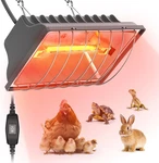 Chicken Coop Lamp, 300W Brooder Heater For Chicks 9.84FT Cord Ul Passed Car. Fixed Price $57.23.